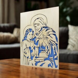 Sv. Anna - dřevěný obraz