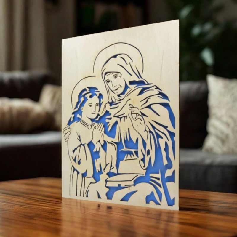 Sv. Anna - dřevěný obraz