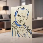 Sv. Jan Pavel II. - Dřevěný obraz