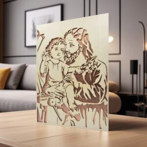 Sv. Josef - dřevěný obraz