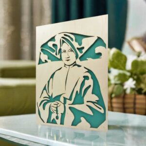 Sv. Kateřina Laboure - obraz do dřeva