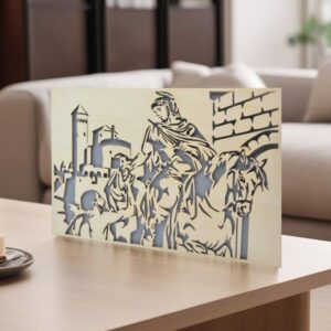 Sv. Martin - dřevěný obraz