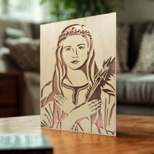 Sv. Filoména - obraz do dřeva