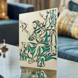 Sv. František z Asissi - vyřezávaný obraz