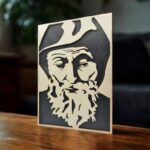 Sv. Šarbel - dřevěný obraz