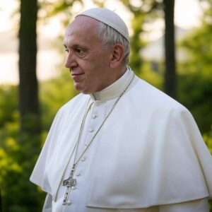 Papež František v přírodě