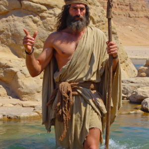 Sv. Jan Křtitel - realistický obraz