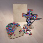 Dřevěná mozaiková sada