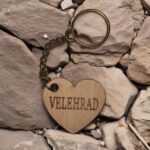 Dřevěná klíčenka - Velehrad