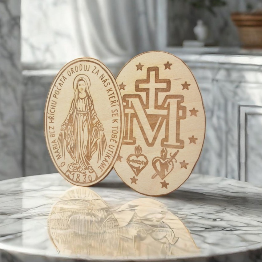 Zázračná medaile - obě strany