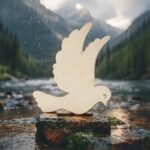 Holubice - vyřezávaný dřevěný předmět