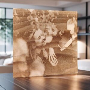 GRavírovaná fotografie - jako svatební dar