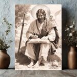 Matouš - realistický obraz do dřeva