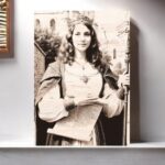 Sv. Adéla - gravírovaná obraz