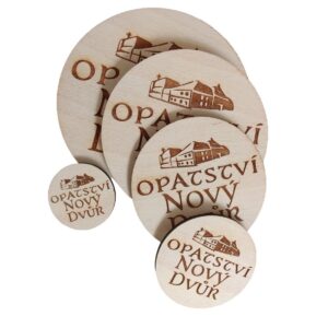 Gravírovaný magnet na míru - magnety s vlastním motivem - Opatství Nový dvůr