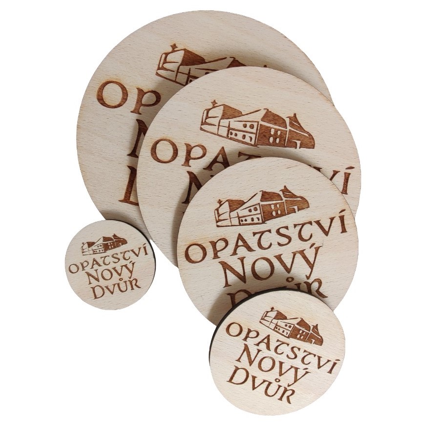 Gravírovaný magnet na míru - magnety s vlastním motivem - Opatství Nový dvůr