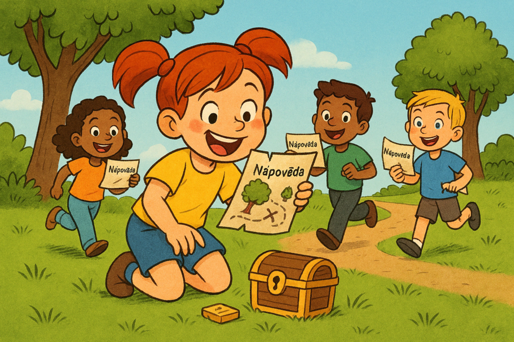 Cesta za pokladem - hra pro děti