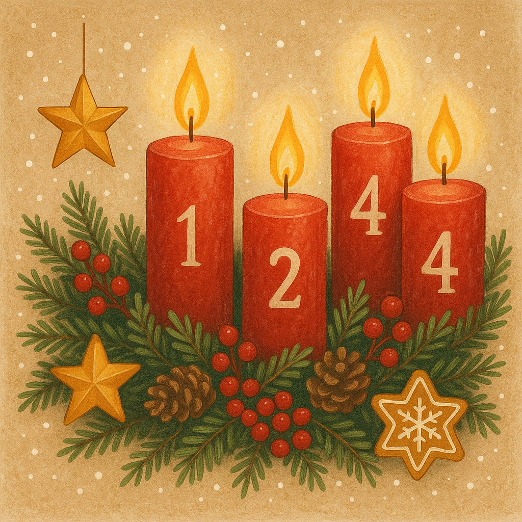 Advent - názorný obrázek