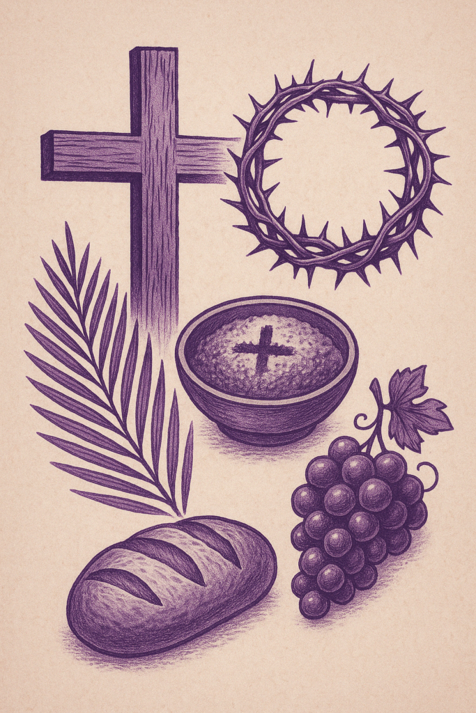 Doba postní -symboly - liturgický rok