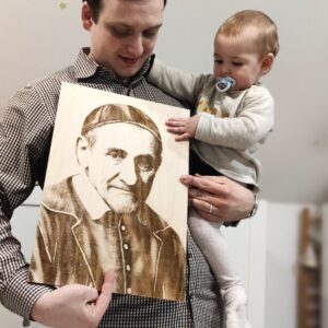 Sv. Vincent de Paul - gravírovaný obraz