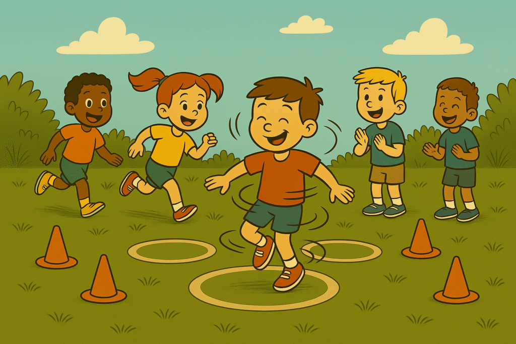 Otáčení - dětská hra