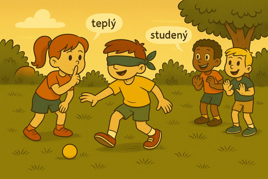 Heslovité navádění - dětská hra