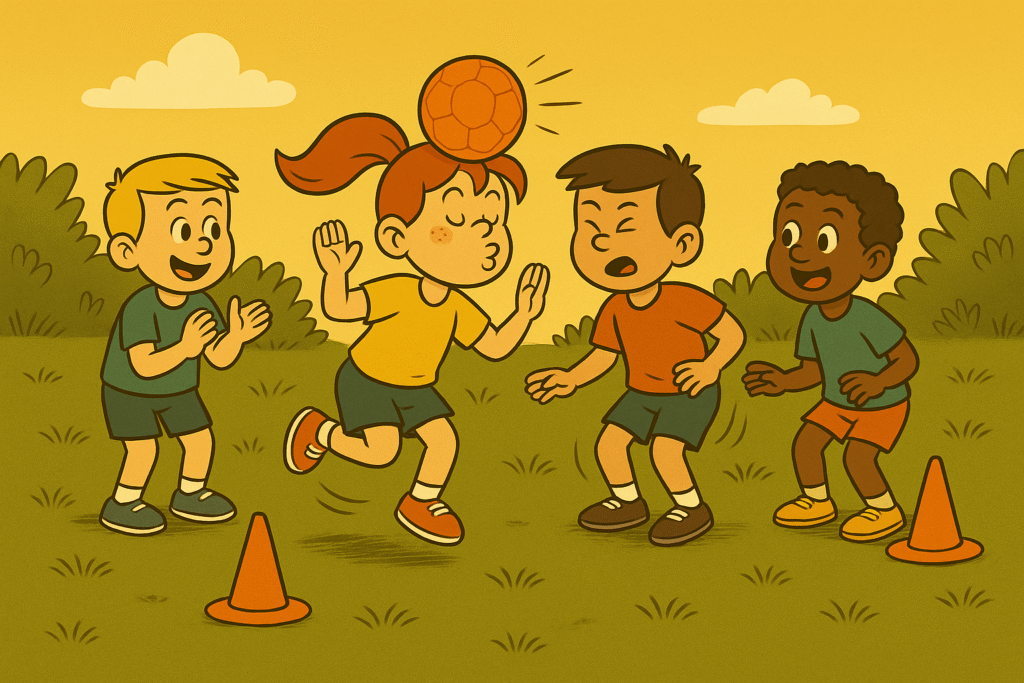 Hra pro děti - bláznivý fotbal