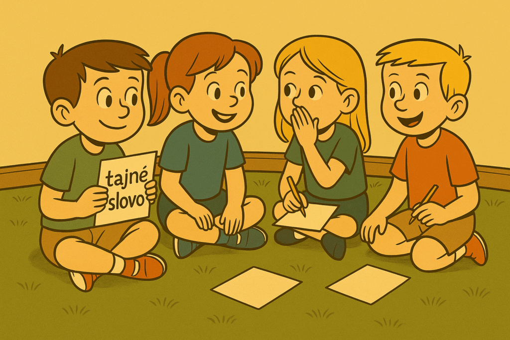 Předávání tajemství - hra pro děti