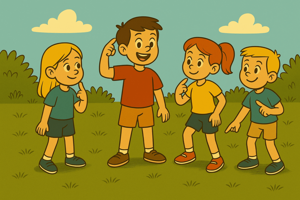 Hra pro děti - ukazování