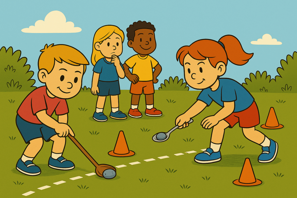 Kameny v pohybu - hra pro děti